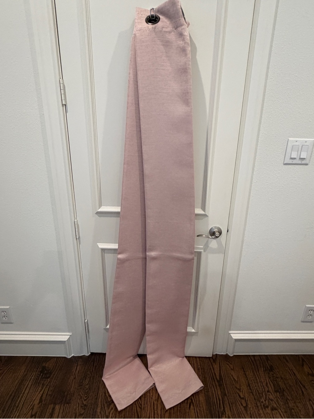 Dusty Pink Grommet Drapery Panels set of 2